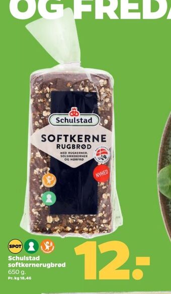Netto Schulstad softkernerugbrødsskiver tilbud
