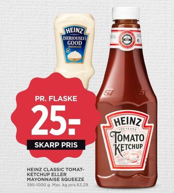 MENY Heinz ketchup tilbud