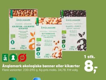 SuperBrugsen Änglamark bønner tilbud