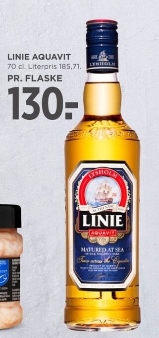 MENY Linie aquavit akvavit tilbud