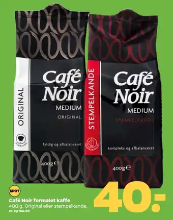 Netto Stempelkande kaffe formalet tilbud