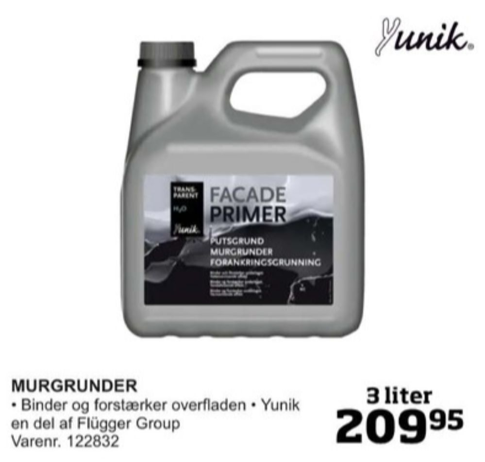 Bygma Yunik grunder tilbud