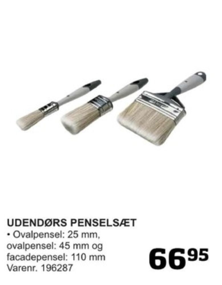 Bygma Ukendt penselsæt tilbud