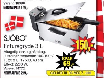 Harald Nyborg Sjöbo frituregryde tilbud