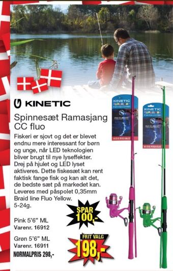 Harald Nyborg Kinetic fiskestang tilbud
