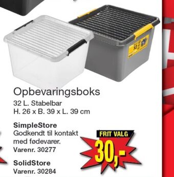 Harald Nyborg Moxom opbevaringsboks tilbud