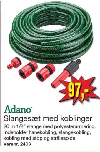 Harald Nyborg Adano haveslange tilbud