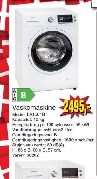 Wasco vaskemaskine