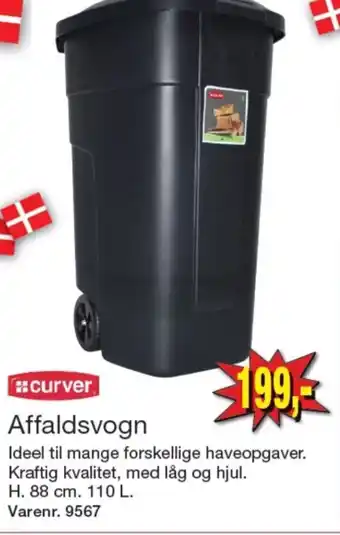 Harald Nyborg Curver affaldsvogn tilbud