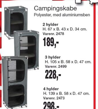 Ukendt campingskab