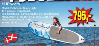 Pathfinder paddleboard