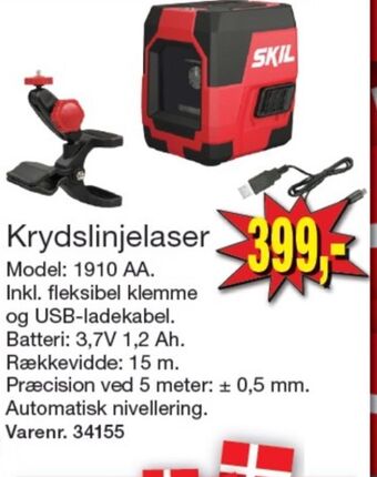 Harald Nyborg Skil krydslaser tilbud
