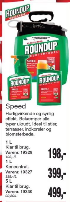 Harald Nyborg Roundup ukrudtsmiddel tilbud