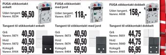 Harald Nyborg Fuga stikkontakt tilbud