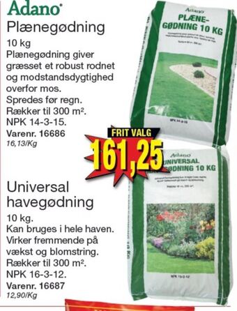 Harald Nyborg Adano gødning tilbud