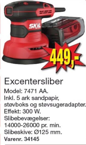 Skil excentersliber