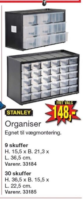 Harald Nyborg Stanley organizer tilbud