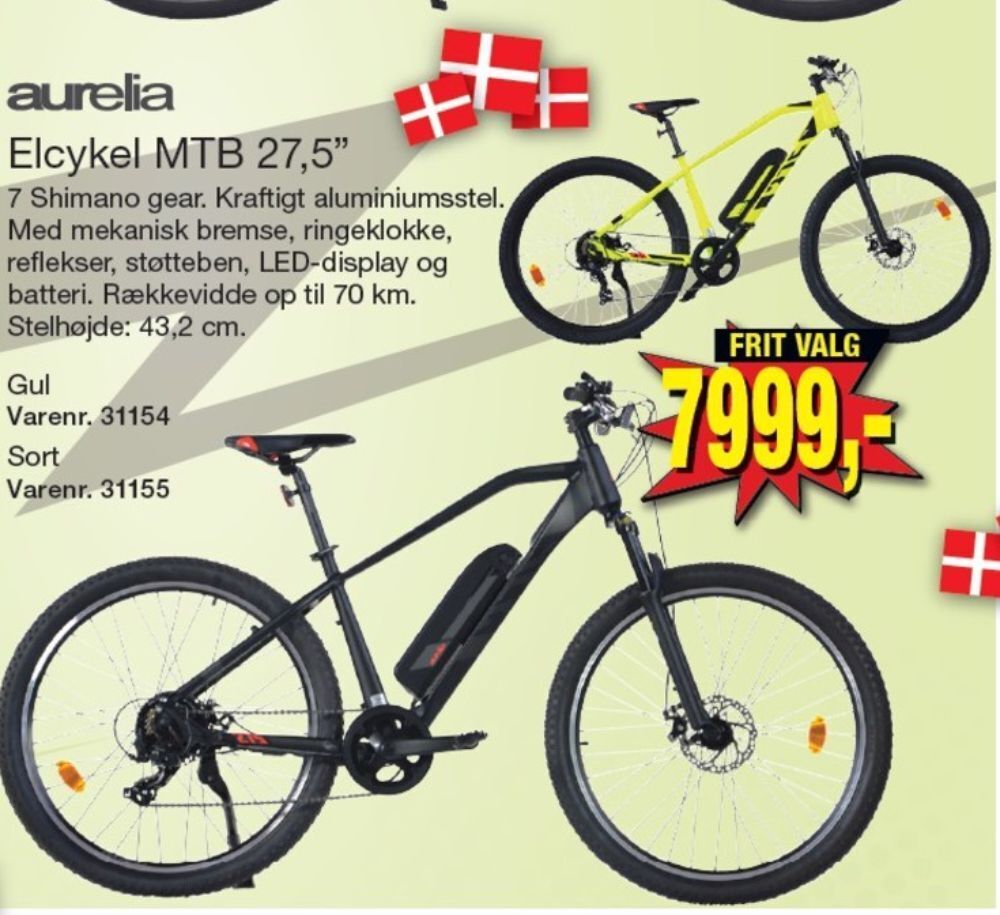 Harald Nyborg Aurelia el-cykel tilbud