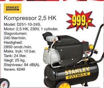 Fatmax kompressor