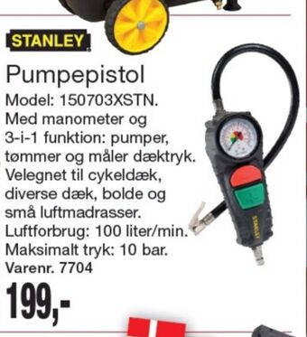 Harald Nyborg Stanley pumpepistol tilbud