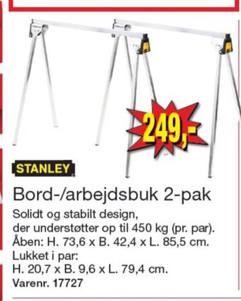Harald Nyborg Stanley arbejdsbuk tilbud