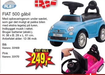 Harald Nyborg Fiat gåbil tilbud