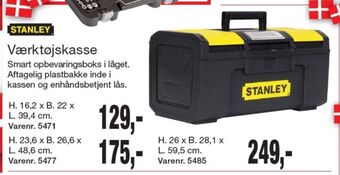 Harald Nyborg Stanley værktøjskasse tilbud
