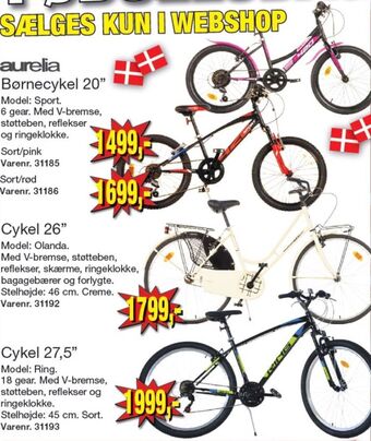 Harald Nyborg Aurelia cykel tilbud