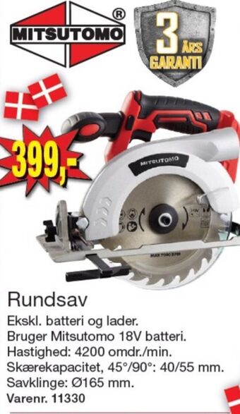 Harald Nyborg Mitsutomo rundsav tilbud