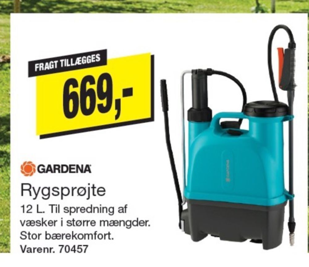 Harald Nyborg Gardena tryksprøjte tilbud