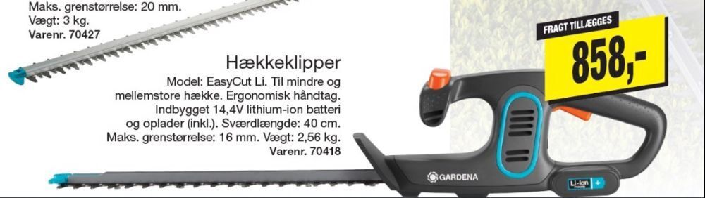 Harald Nyborg Gardena hækkeklipper tilbud