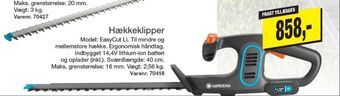 Harald Nyborg Gardena hækkeklipper tilbud