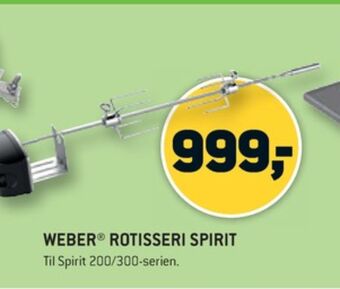 XL-BYG Weber rotisseri tilbud