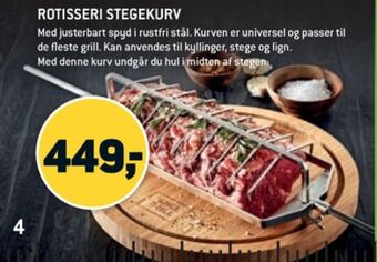 XL-BYG Grillgrill rotisseri stegekurv tilbud