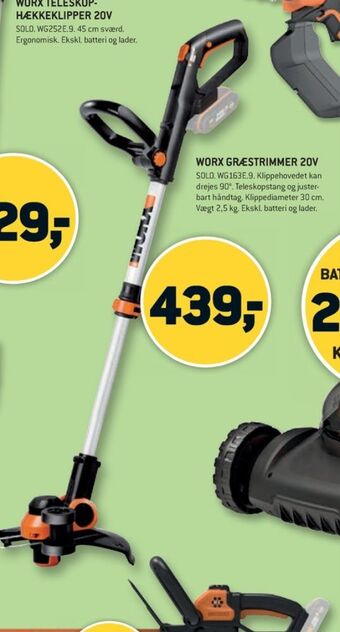 Worx professional græstrimmer