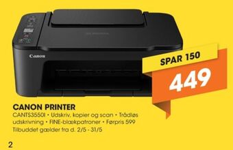 Canon printer all-in-one