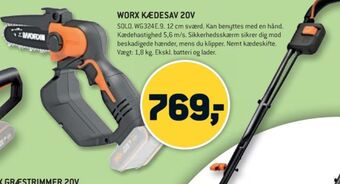Worx professional kædesav