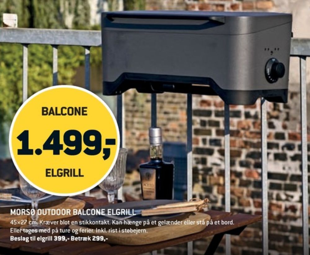 XL-BYG Morsø elgrill tilbud