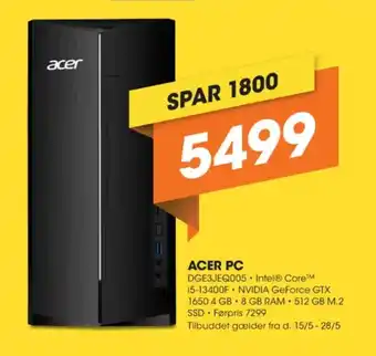 Expert Acer pc tilbud