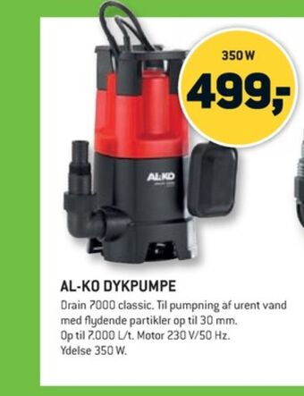 XL-BYG Al-ko dykpumpe tilbud