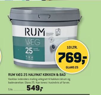 Rum maling