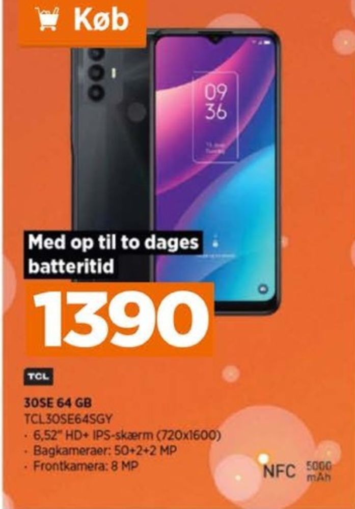 Power 30se mobiltelefon tilbud