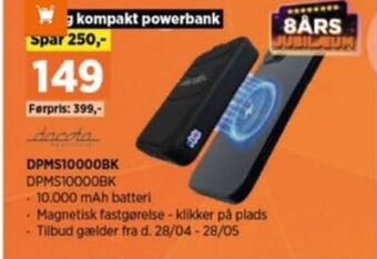 Power Dacota powerbank tilbud