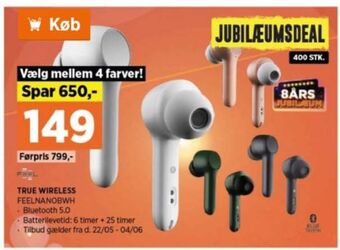 Power Feel headset tilbud