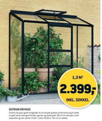 XL-BYG Outrium drivhus tilbud