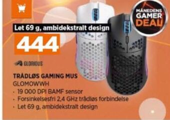 Power Glorious mus tilbud