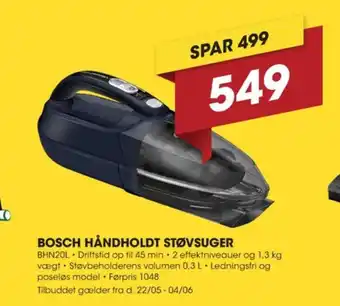 Bosch håndstøvsuger