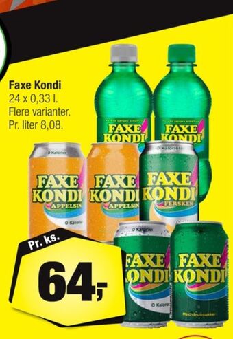 Calle Faxe kondi sportssodavand tilbud
