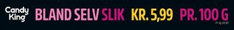 Calle Candy king bland selv slik tilbud