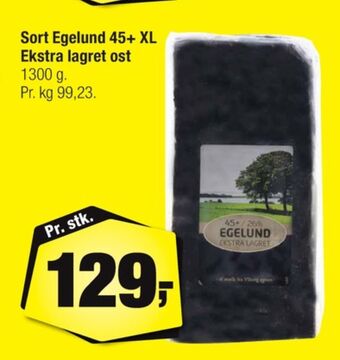 Egelund skæreost ekstralagret 45/26%